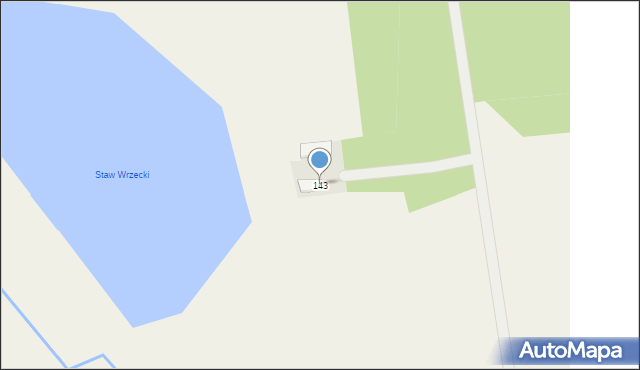 Wrzeczko, Wrzeczko, 143, mapa Wrzeczko