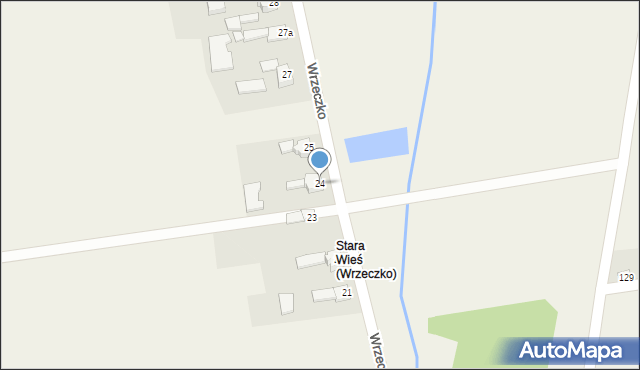 Wrzeczko, Wrzeczko, 24, mapa Wrzeczko