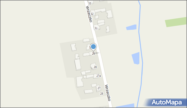 Wrzeczko, Wrzeczko, 29, mapa Wrzeczko