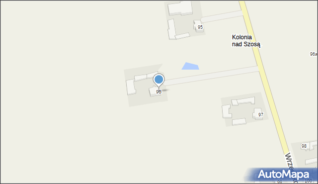 Wrzeczko, Wrzeczko, 96, mapa Wrzeczko