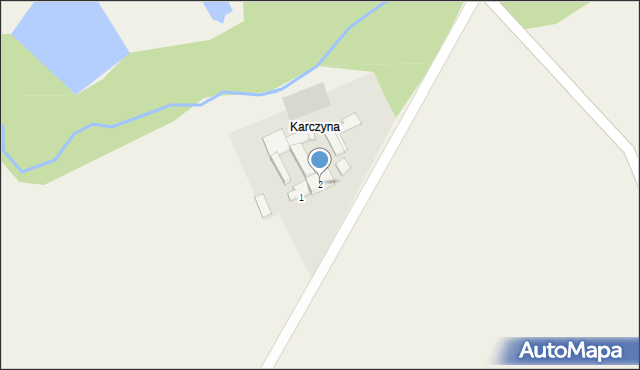 Wrzeście, Wrzeście, 2, mapa Wrzeście