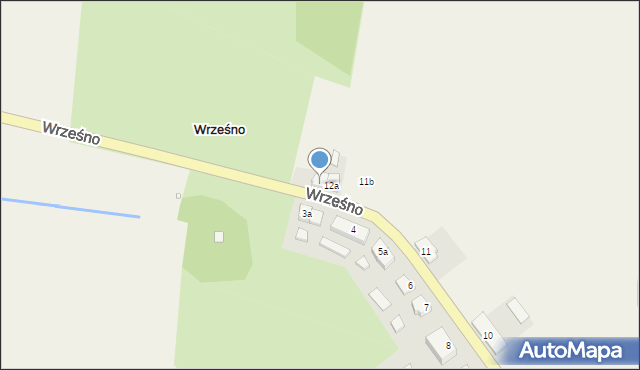 Wrześno, Wrześno, 12b, mapa Wrześno