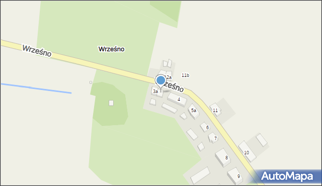 Wrześno, Wrześno, 3b, mapa Wrześno