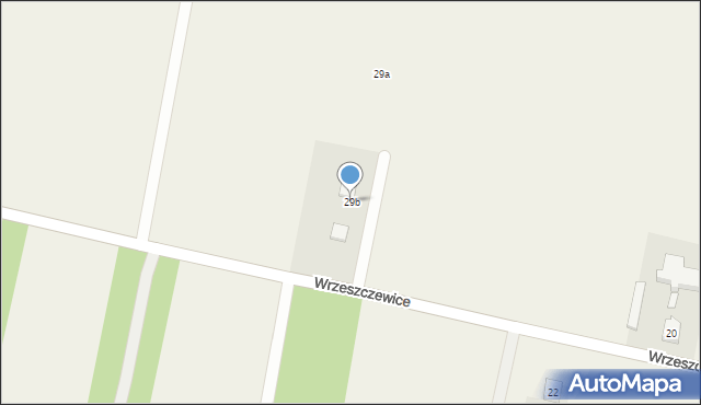 Wrzeszczewice Nowe, Wrzeszczewice Nowe, 29b, mapa Wrzeszczewice Nowe