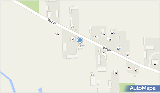 Wrzos, Wrzos, 35b, mapa Wrzos