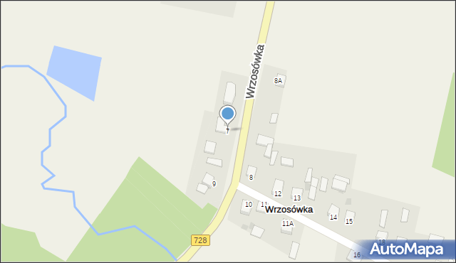 Wrzosówka, Wrzosówka, 7, mapa Wrzosówka