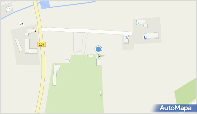 Wrzosowo, Wrzosowo, 3c, mapa Wrzosowo