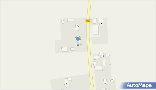 Wrzosowo, Wrzosowo, 5d, mapa Wrzosowo