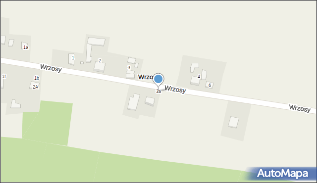 Wrzosy, Wrzosy, 3a, mapa Wrzosy