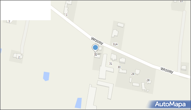 Wrzosy, Wrzosy, 32, mapa Wrzosy