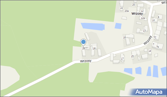 Wrzosy, Wrzosy, 19, mapa Wrzosy