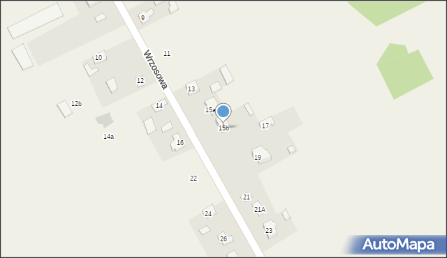 Wsola, Wrzosowa, 15b, mapa Wsola