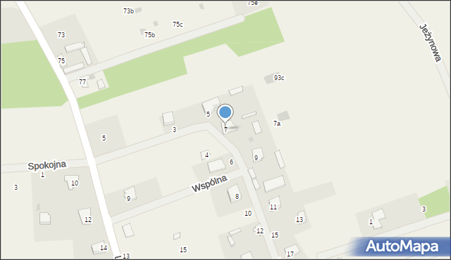 Wysychy, Wrzosowa, 7, mapa Wysychy