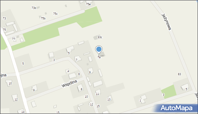 Wysychy, Wrzosowa, 7a, mapa Wysychy