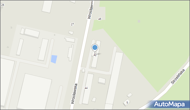 Ząbkowice Śląskie, Wrocławska, 42, mapa Ząbkowice Śląskie