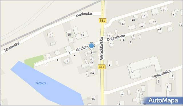 Zamysłowo, Wrocławska, 6, mapa Zamysłowo