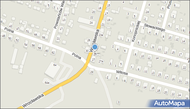 Zduny, Wrocławska, 25, mapa Zduny