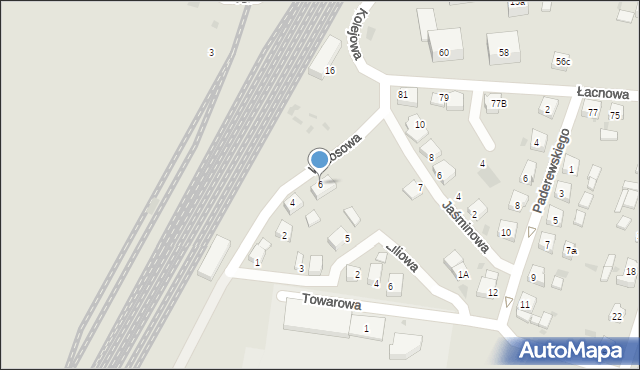 Zduny, Wrzosowa, 6, mapa Zduny