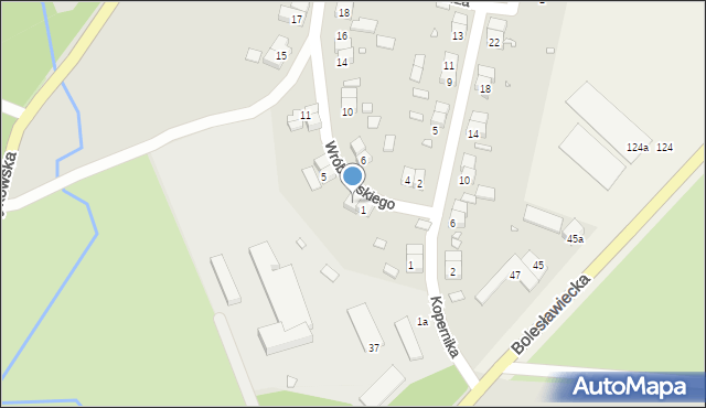 Zgorzelec, Wróblewskiego Walerego, gen., 3, mapa Zgorzelec