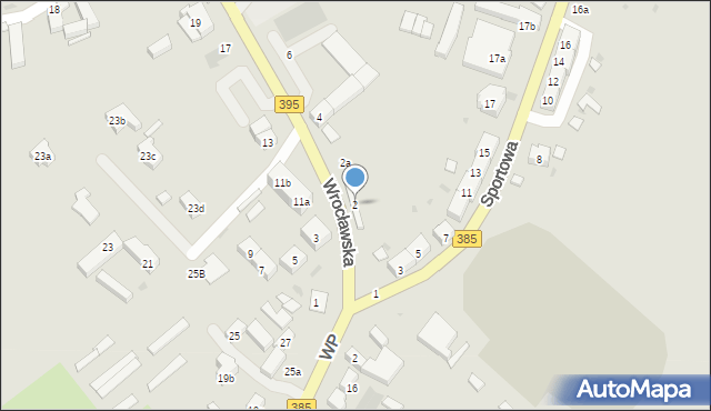 Ziębice, Wrocławska, 2, mapa Ziębice