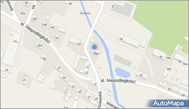 Żórawina, Wrocławska, 5, mapa Żórawina