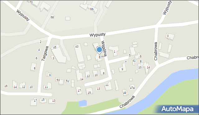 Augustów, Wspólna, 6, mapa Augustów