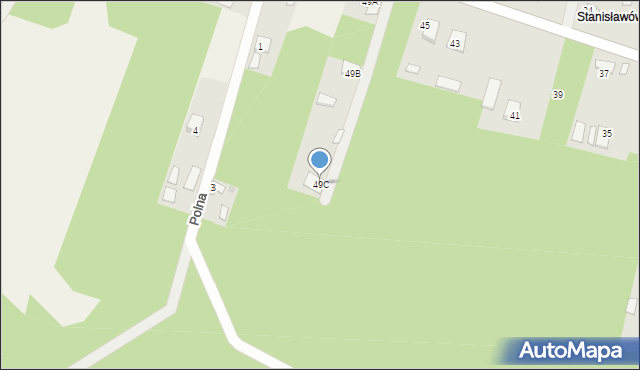 Augustów, Wspólna, 49C, mapa Augustów