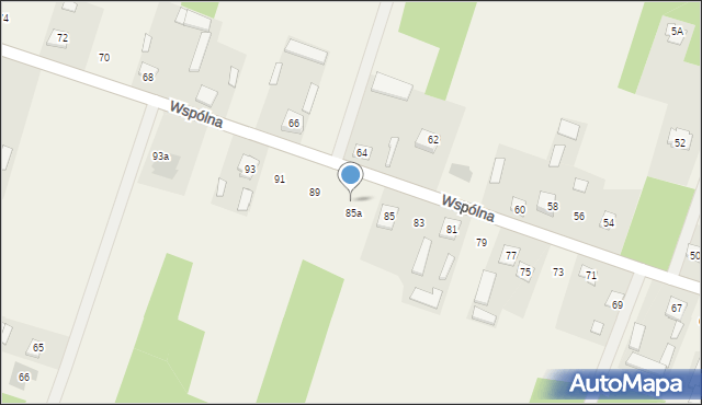 Augustów, Wspólna, 87, mapa Augustów