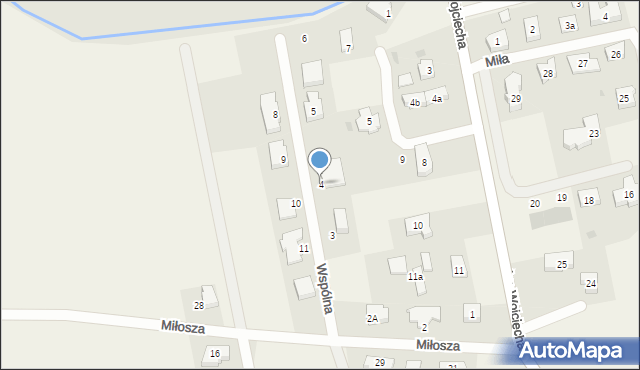 Bałdowo, Wspólna, 4, mapa Bałdowo