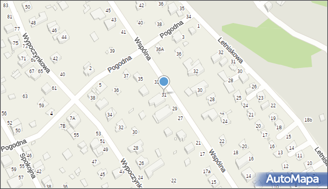 Baranowo, Wspólna, 31, mapa Baranowo