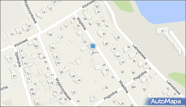 Baranowo, Wspólna, 47, mapa Baranowo