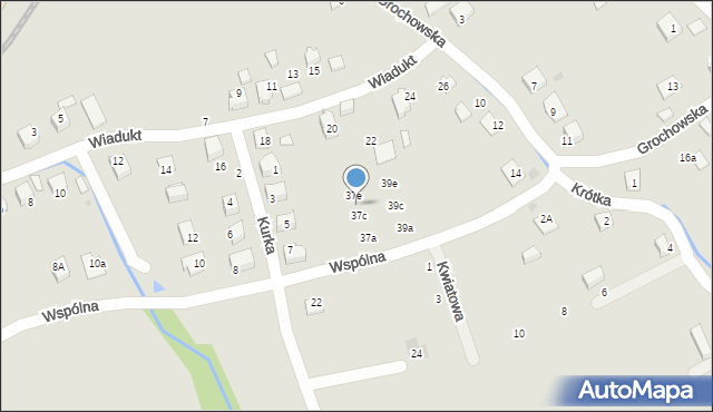 Bobowa, Wspólna, 37d, mapa Bobowa