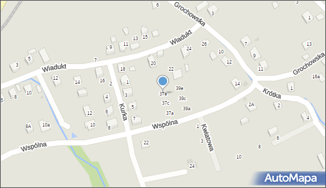 Bobowa, Wspólna, 37e, mapa Bobowa