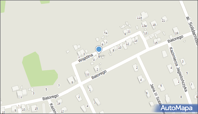 Bogatynia, Wspólna, 6, mapa Bogatynia