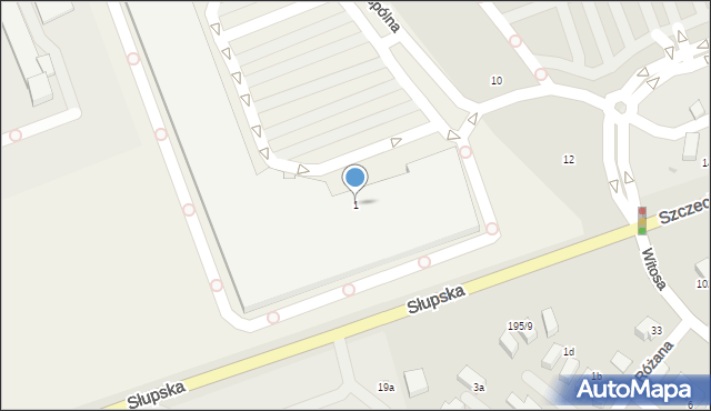 Bolesławice, Wspólna, 1, mapa Bolesławice