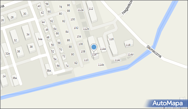 Bolszewo, Wspólna, 114, mapa Bolszewo