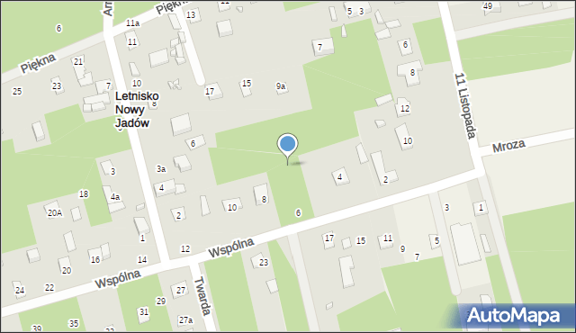 Borzymy, Wspólna, 4a, mapa Borzymy