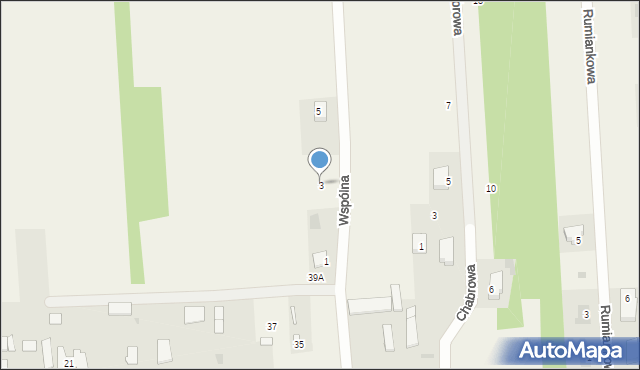 Brańszczyk, Wspólna, 3, mapa Brańszczyk