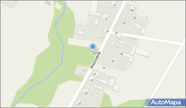 Bronowo, Wschodnia, 15, mapa Bronowo