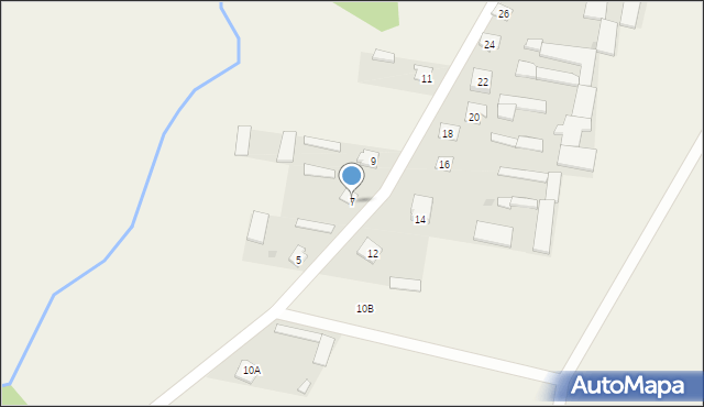 Bronowo, Wschodnia, 7, mapa Bronowo