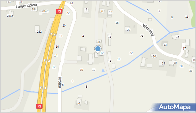 Brzozówka, Wspólna, 10, mapa Brzozówka