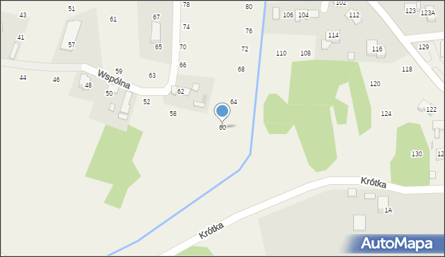 Brzozówka, Wspólna, 60, mapa Brzozówka