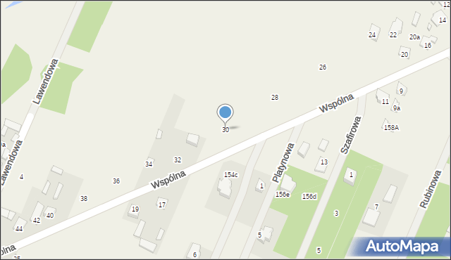 Budziska, Wspólna, 30, mapa Budziska