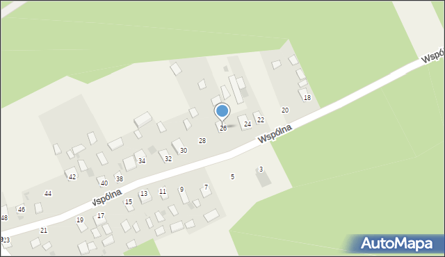 Burdze, Wspólna, 26, mapa Burdze