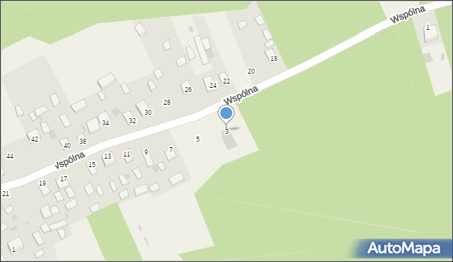 Burdze, Wspólna, 3, mapa Burdze