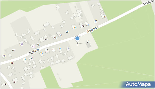 Burdze, Wspólna, 5, mapa Burdze