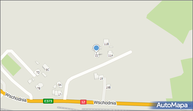 Chełm, Wschodnia, 11, mapa Chełma