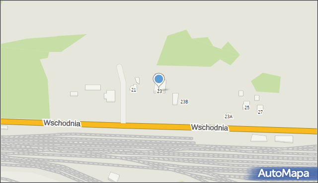 Chełm, Wschodnia, 23, mapa Chełma