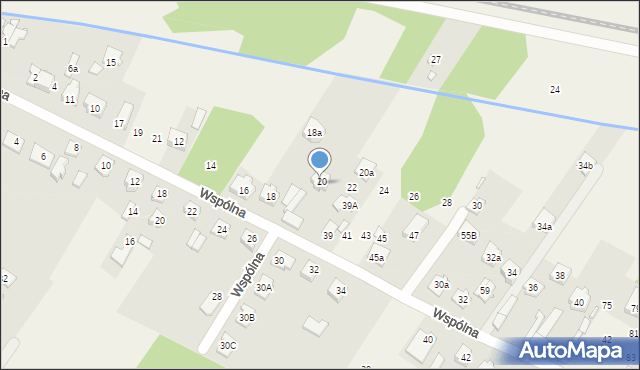 Chrośla, Wspólna, 35, mapa Chrośla