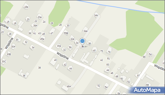 Chrośla, Wspólna, 67, mapa Chrośla